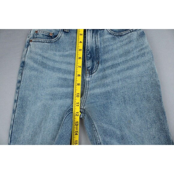 Playboy By PacSun Light Blue Jeans Medium Wash Back Slash 90’s Size 24 - Picture 6 of 16